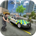 Logo of US Police Cop Car Driving Game android Application 